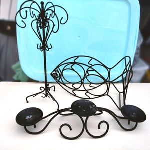3 PC Set of Iron Decor